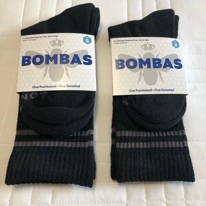 NEW Ladies Bombas Half Calf Sock - 95863-17648
2 Pack  Sz-Small (4-7.5)